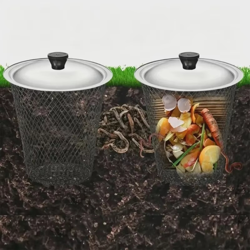 1/2pcs Worm Composter with Lid - đánh giá và giá Urban Farming Gardening