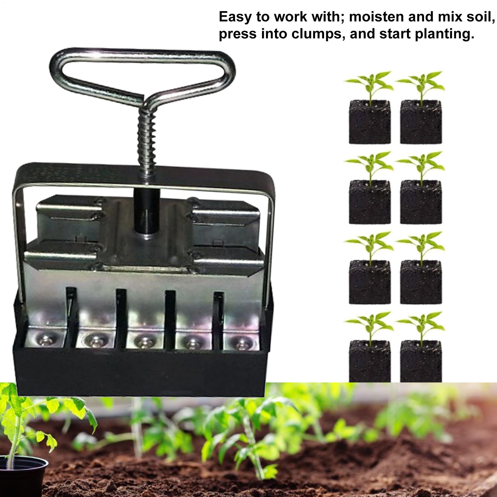 Soil Blocker Comfortable Handl - đánh giá và giá Urban Farming Gardening